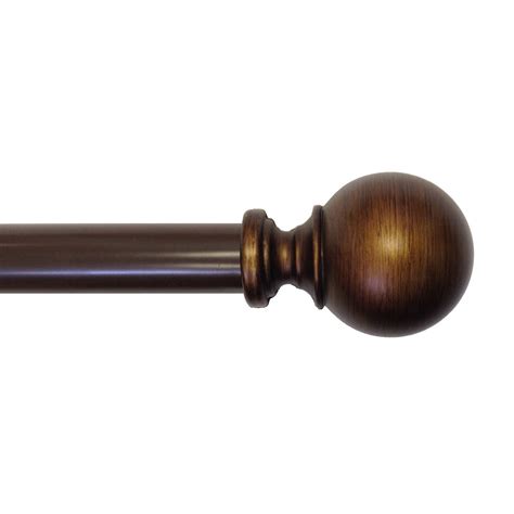 Curtain Rods With Bronze Finials 